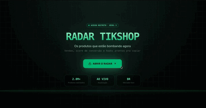 Radar do TikTok Shop